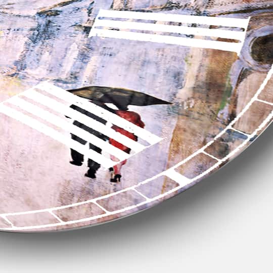 Designart 'Love In Paris Iii French Country Wall Clock